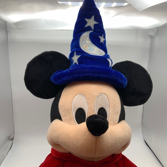Disney Mickey Mouse Fantasia Sorcerer Stuffed Toy Large 23" Plush With Tags! - Picture 2 of 16